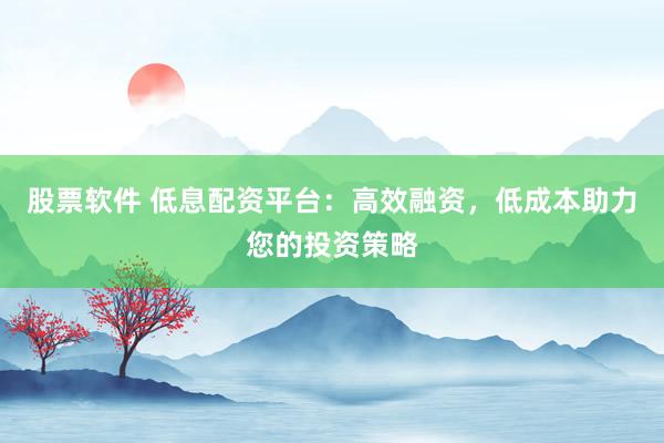 股票软件 低息配资平台：高效融资，低成本助力您的投资策略